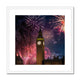 Fireworks over Big Ben Framed &amp; Mounted Print image 2