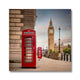 Vintage telephone boxes below Big Ben Canvas image 1