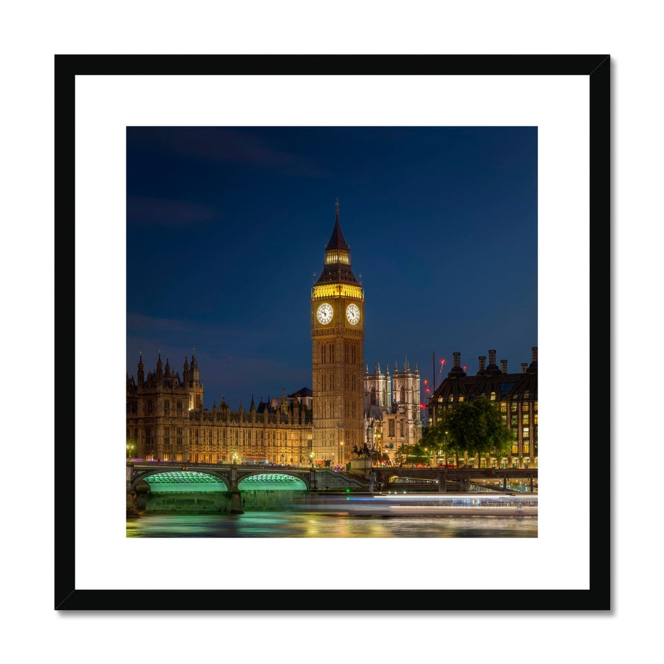 The Ayrton Light, Elizabeth Tower Framed &amp; Mounted Print featured image
