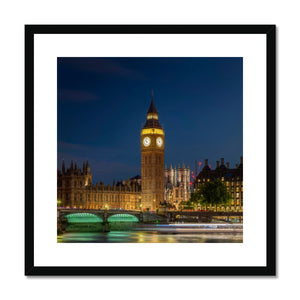 The Ayrton Light, Elizabeth Tower Framed & Mounted Print