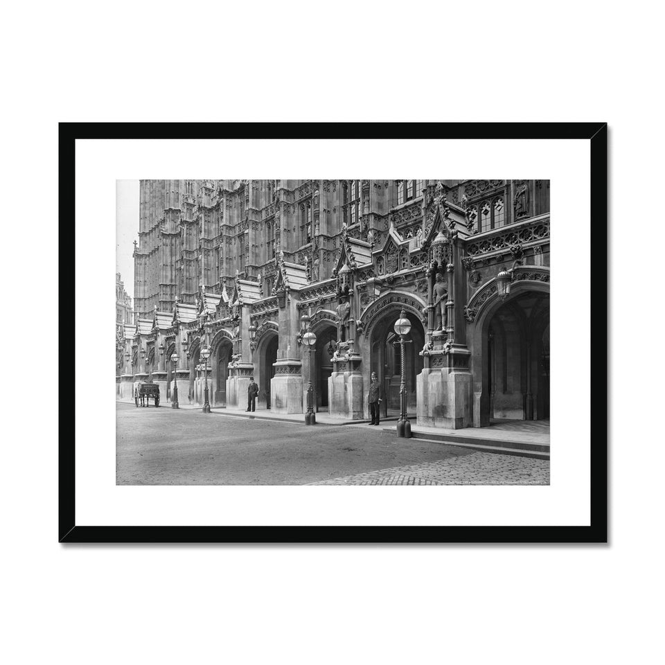 New Palace Yard with a policeman, c.1905 Framed &amp; Mounted Print featured image