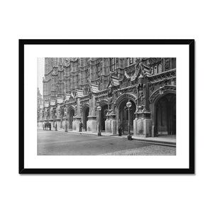 New Palace Yard with a policeman, c.1905 Framed & Mounted Print