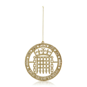 House of Lords Glitter Cut Out Decoration