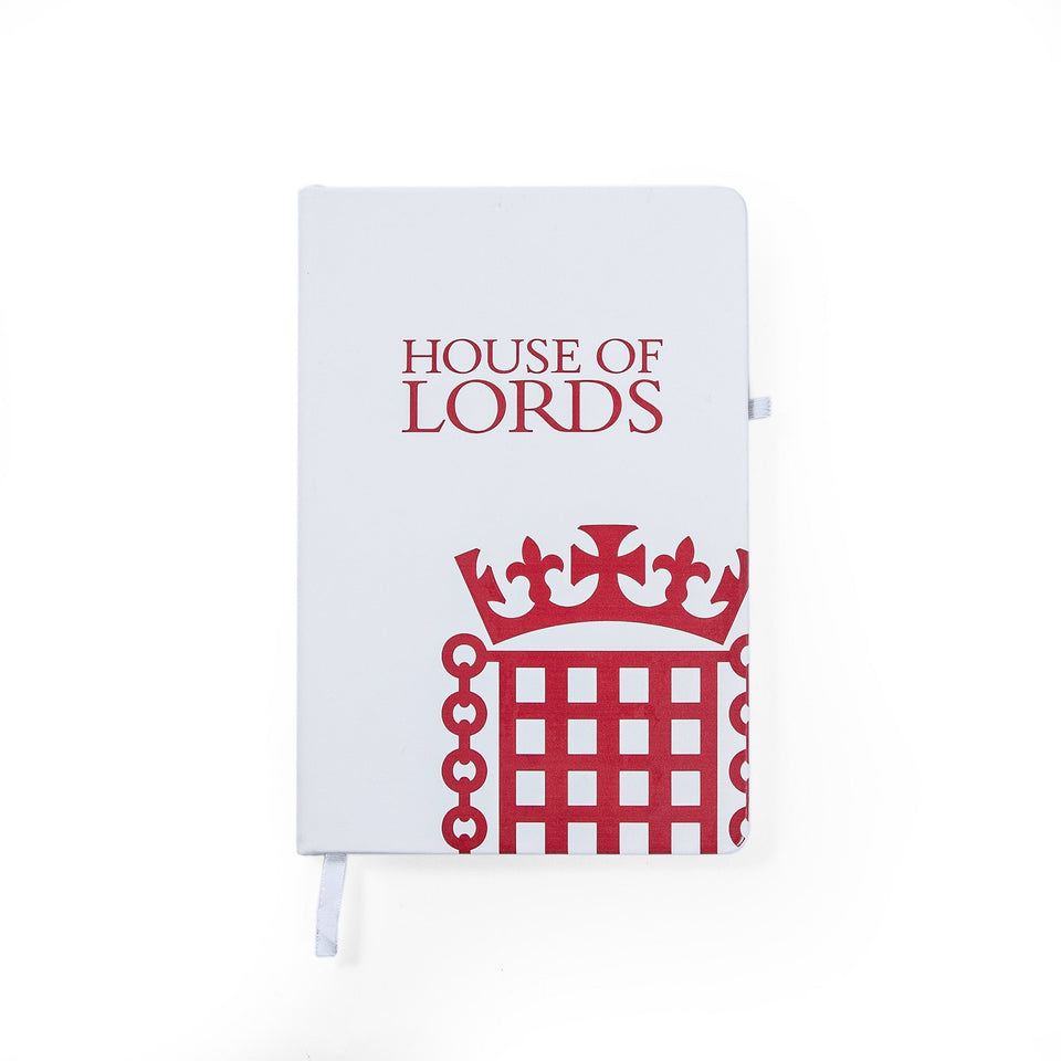 House of Lords White A5 Notebook featured image