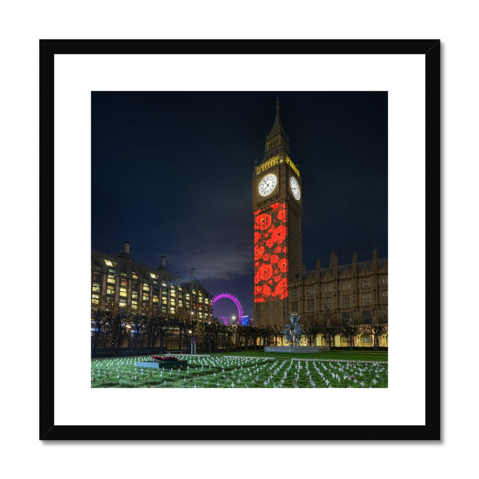 Big Ben, Remembrance Day  Framed &amp; Mounted Print featured image