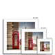 Vintage telephone boxes below Big Ben Framed &amp; Mounted Print image 11