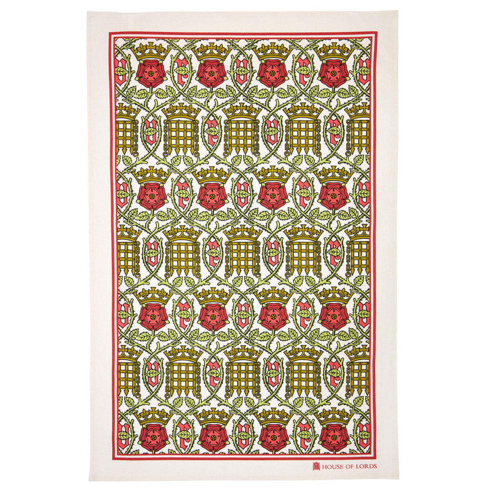 House of Lords Tudor Rose Tea Towel featured image
