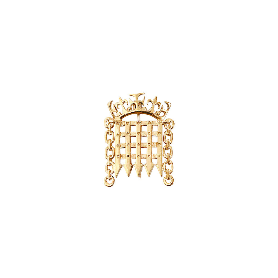 9k Gold Portcullis Brooch featured image