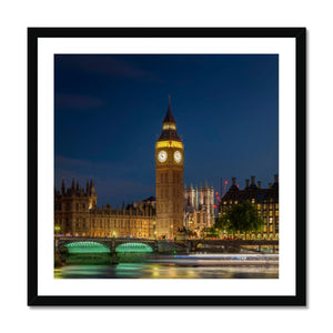 The Ayrton Light, Elizabeth Tower Framed Print