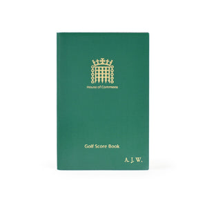 Personalised Leather Golf Score Book