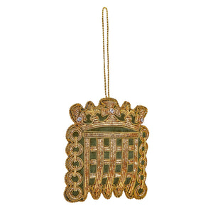 Embroidered Portcullis Decoration