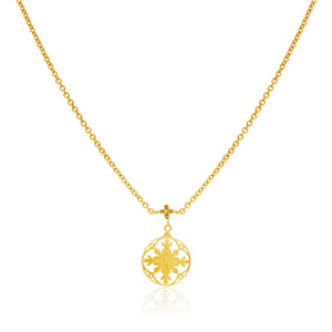Filigree Pendant Tile Necklace