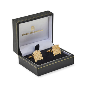 Gold Coloured Portcullis Cufflinks