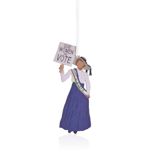 Suffragette Wooden Decoration