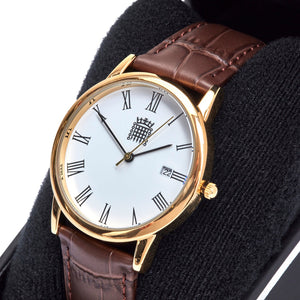 Men's Classic Commons Watch with Brown Strap