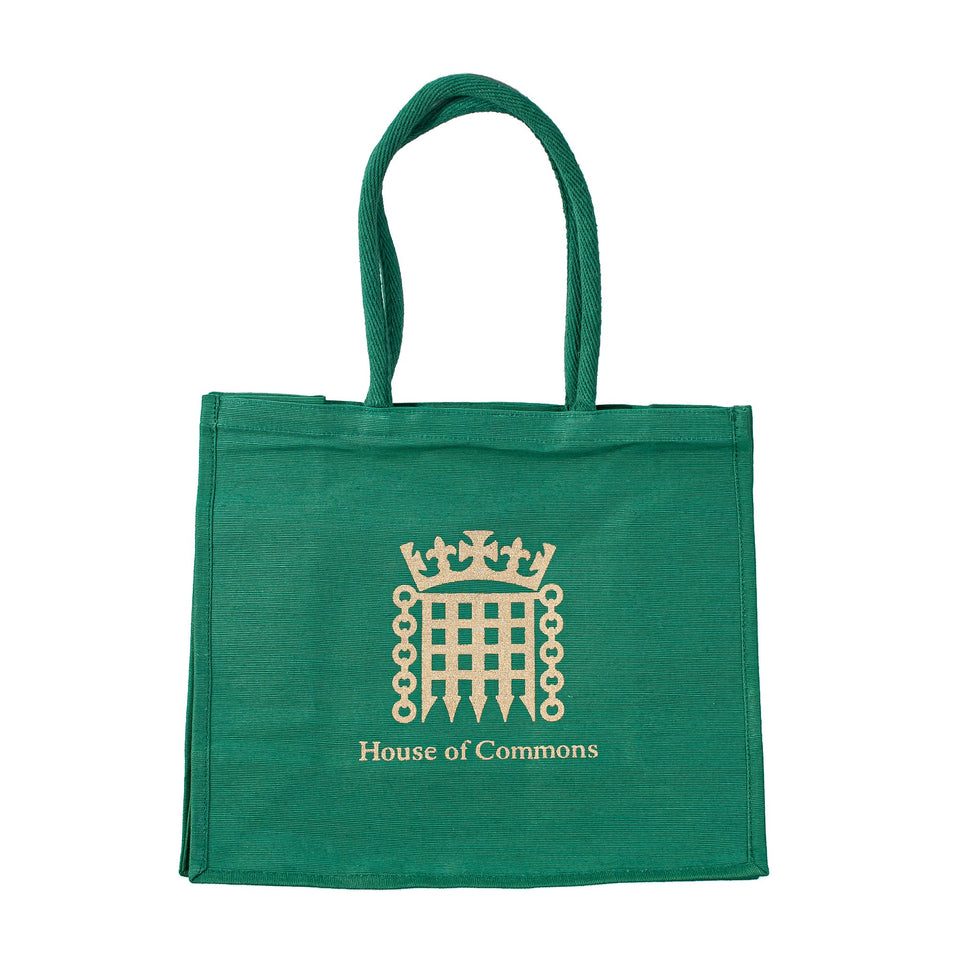House of Commons Green Juco Tote Bag featured image