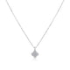 Palace Quatrefoil Silver Necklace image 1