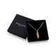 Sterling Silver Encaustic Tile Necklace image 2