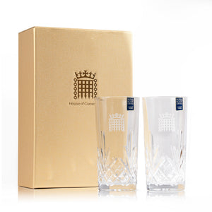 Cut Crystal Portcullis Highball Glasses