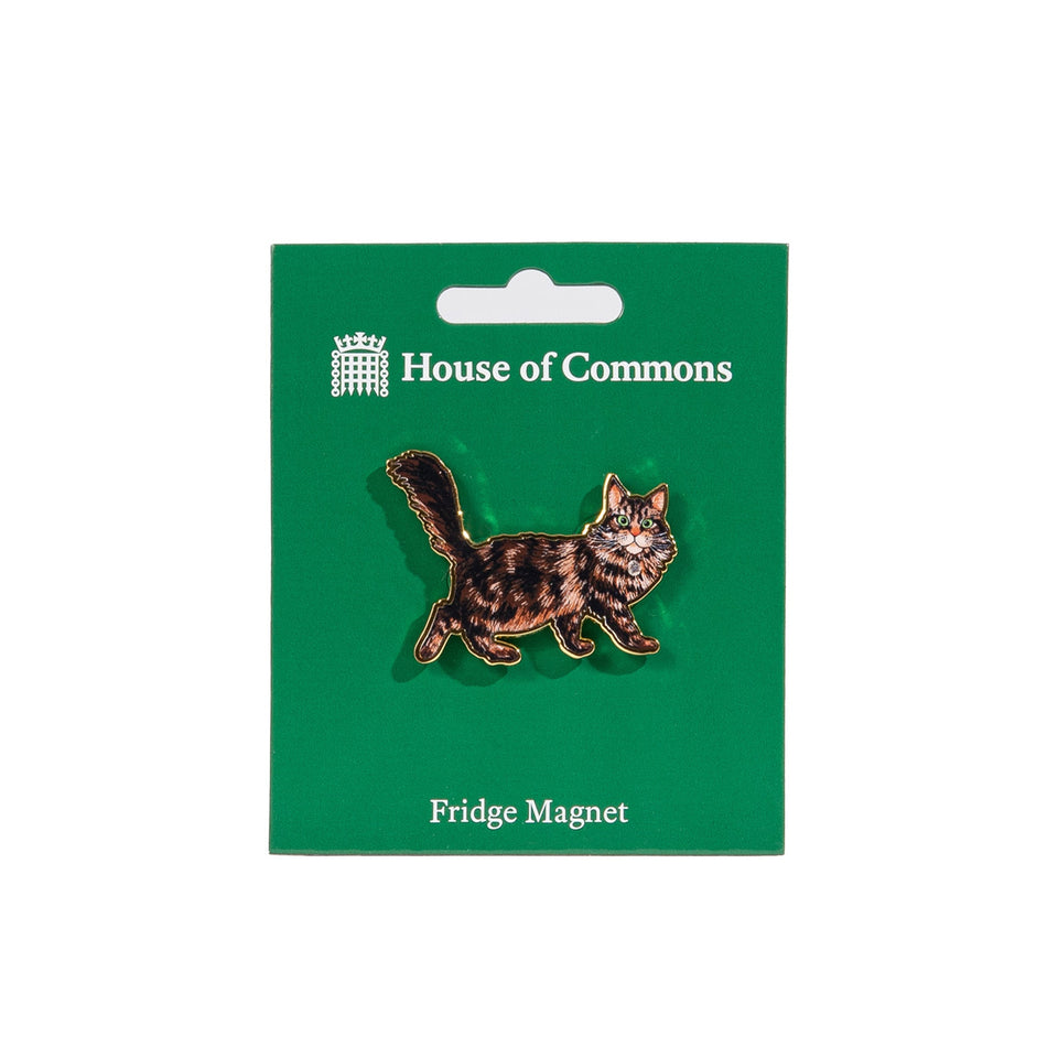 Attlee The Speaker's Cat Enamel Fridge Magnet featured image