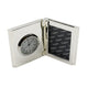 Personalised House of Commons Silver-Plated Desktop Clock and Photo Frame image 1