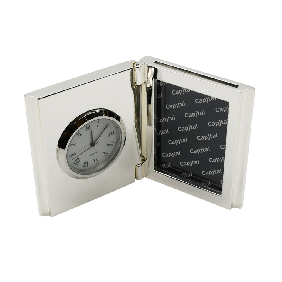 House of Commons Silver-Plated Desktop Clock and Photo Frame featured image