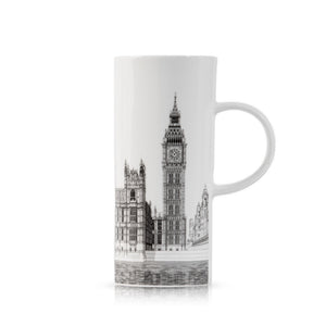 Big Ben Architectural Drawing Fine Bone China Tall Mug