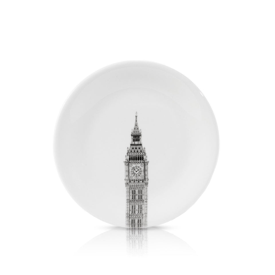 Big Ben Architectural Drawing Fine Bone China Coaster featured image