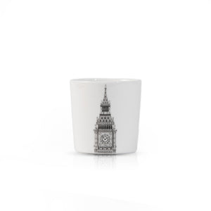 Big Ben Architectural Drawing Fine Bone China Egg Cup