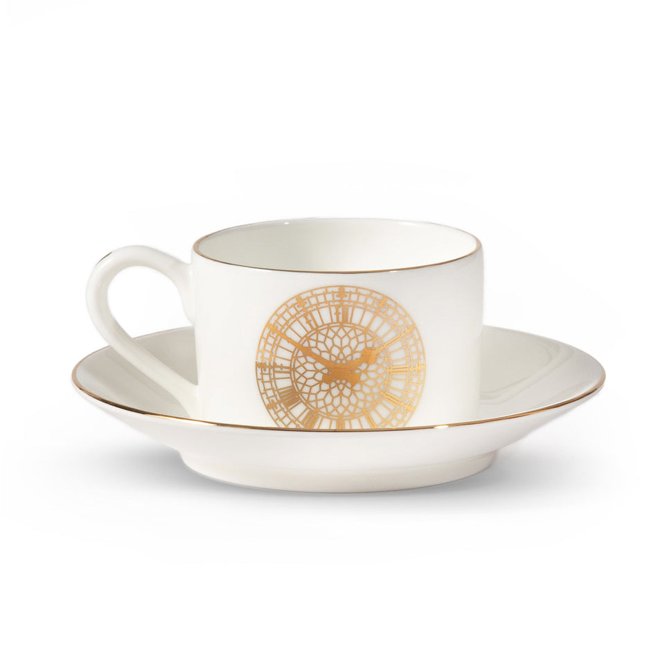 Big Ben Clock Face Fine Bone China Cup and Saucer featured image