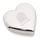 House of Commons Silver Plated Heart Shaped Trinket Box image 2