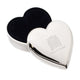 House of Commons Silver Plated Heart Shaped Trinket Box image 1