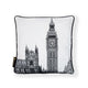 Big Ben Architectural Drawing Cushion Cover image 1