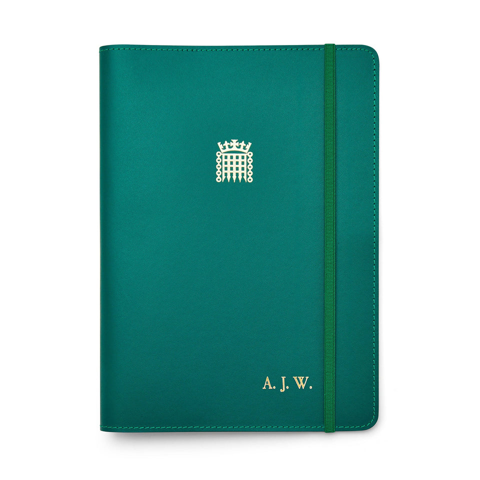 Personalised House of Commons A5 Leather Portfolio Folder featured image