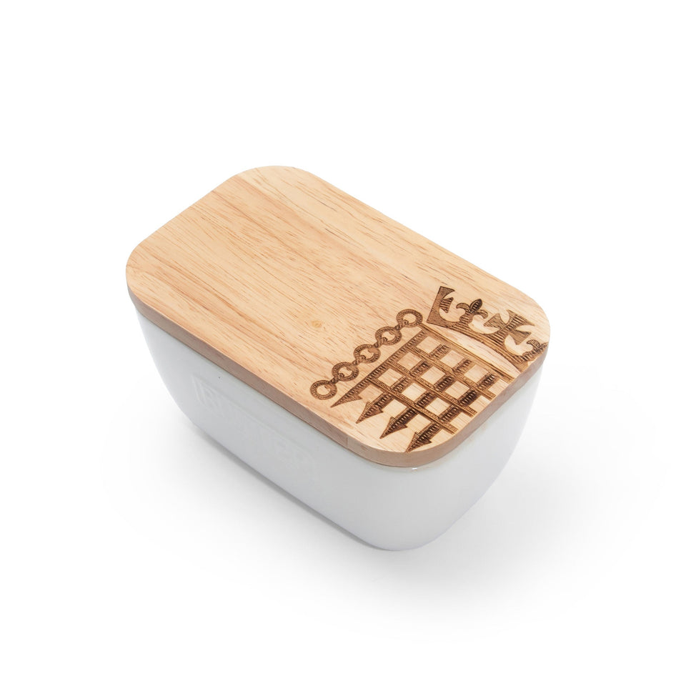 Ceramic Portcullis Butter Dish featured image