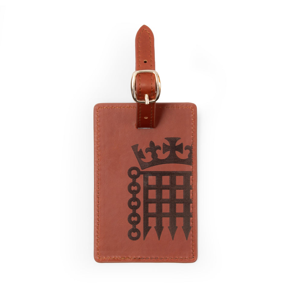 Leather Portcullis Luggage Tag featured image
