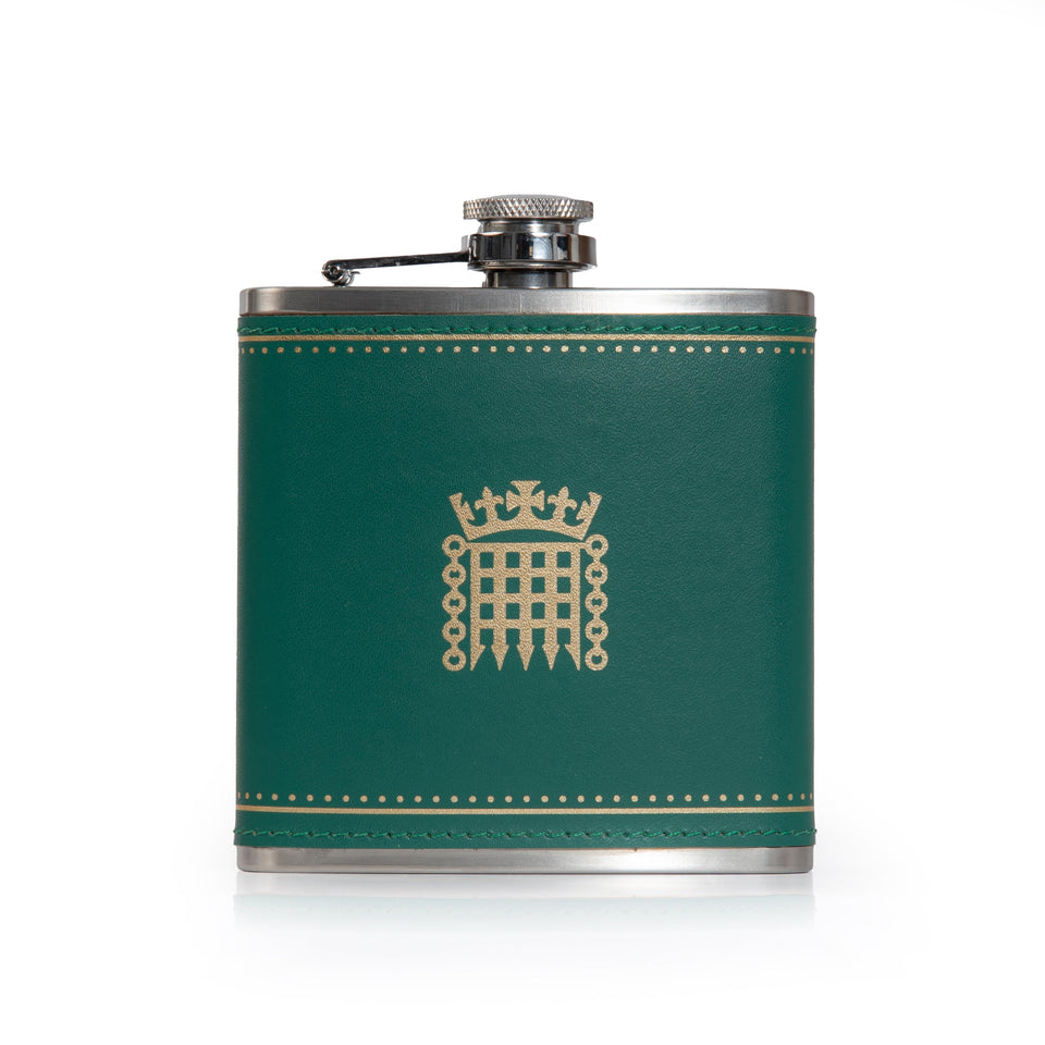 House of Commons Leather Hip Flask featured image