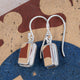 Sterling Silver Encaustic Tile Earrings image 3