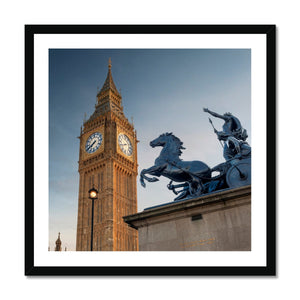 Big Ben and the statue of Boudicca Framed Print