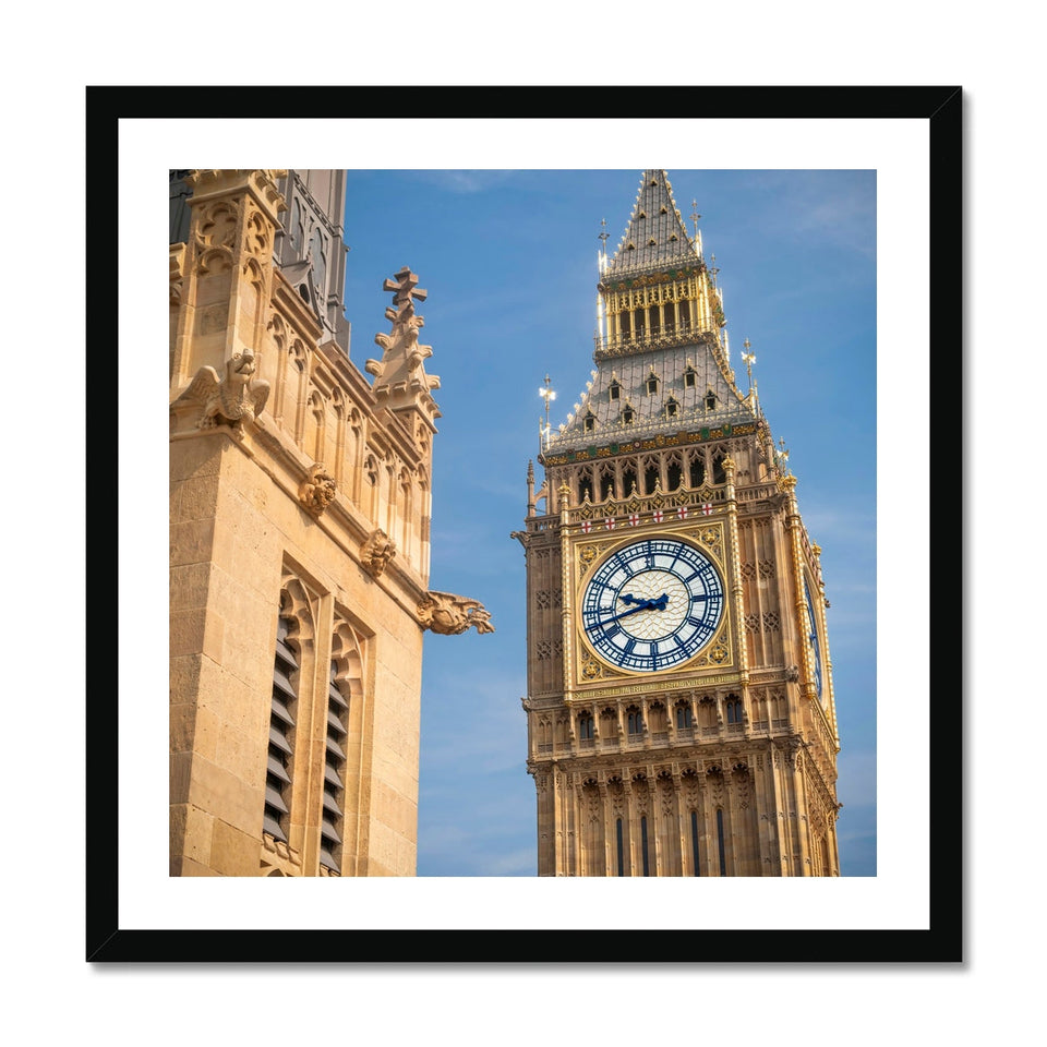 Big Ben from the roof of the House of Commons Framed Print featured image