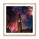 Fireworks over Big Ben Framed Print image 3