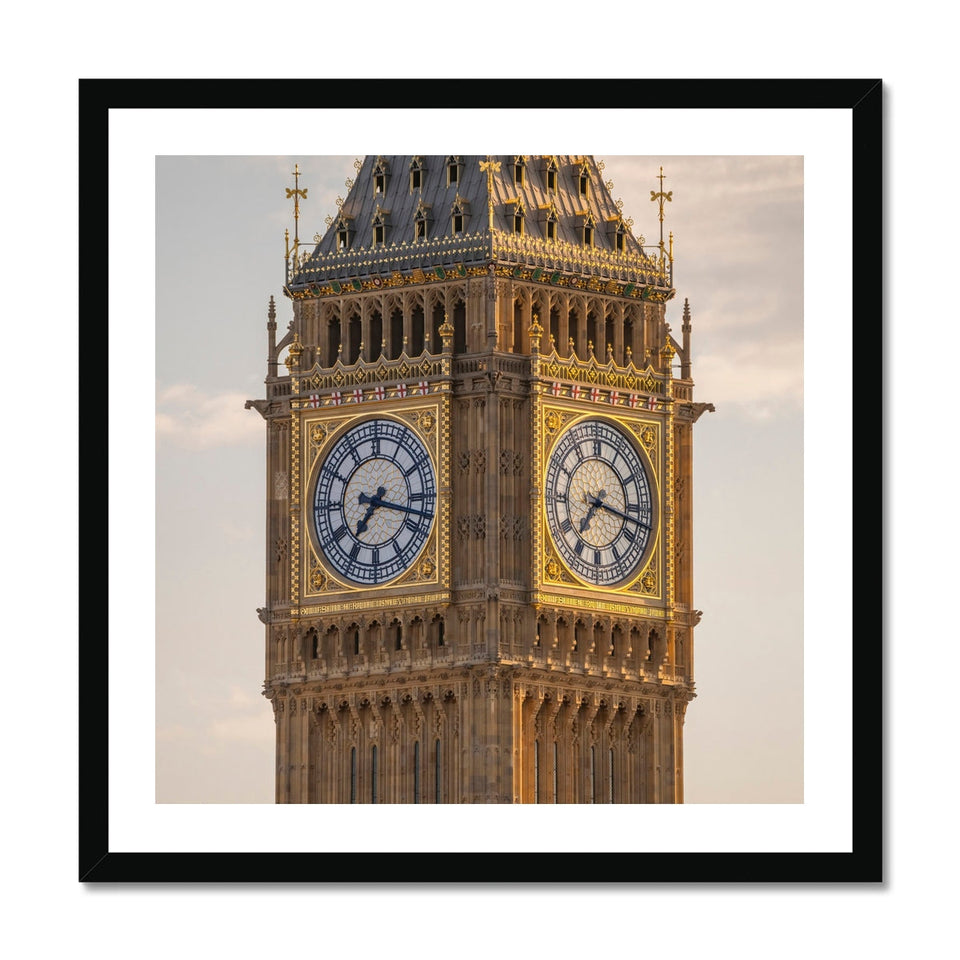 The faces of Big Ben Framed Print featured image