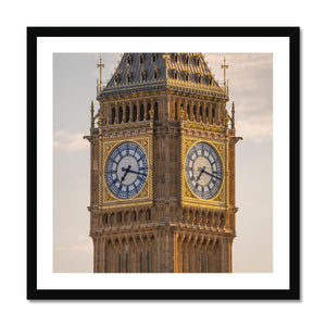 The faces of Big Ben Framed Print