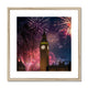 Fireworks over Big Ben Framed &amp; Mounted Print image 3