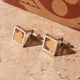 Sterling Silver Encaustic Tile Cufflinks image 5