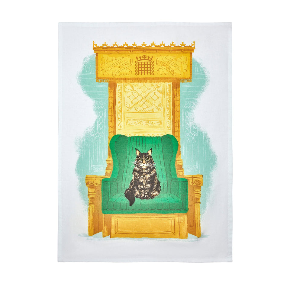 Attlee The Speaker's Cat Tea Towel featured image