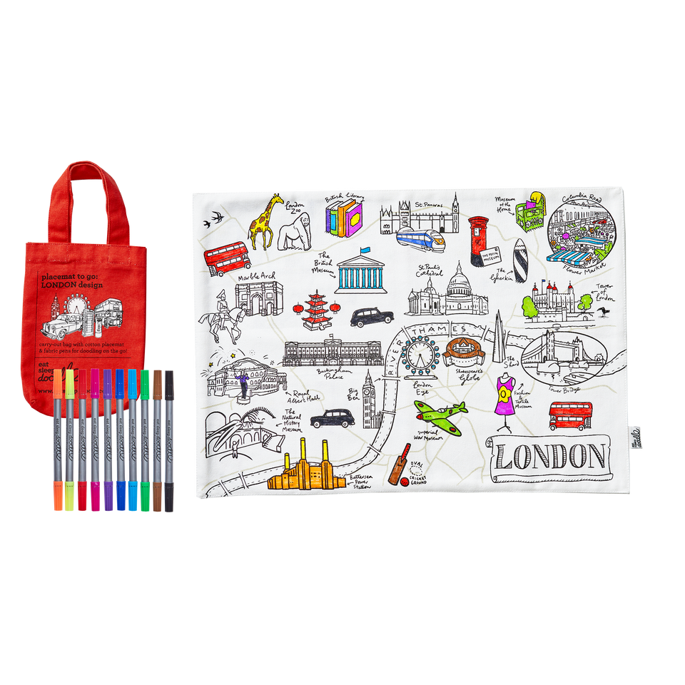 London Colouring In Placemat featured image