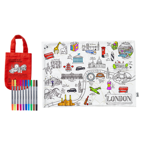 London Colouring In Placemat