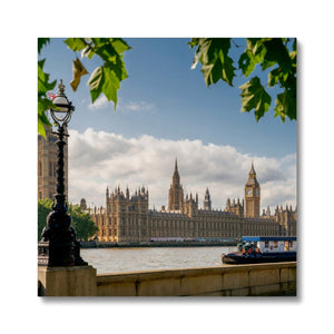 The Palace of Westminster from South Bank Canvas