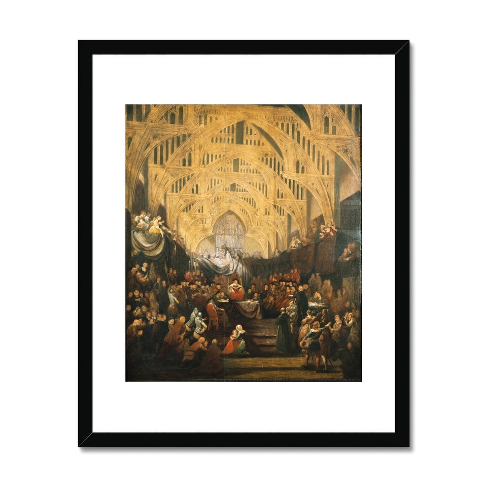 The Trial of Charles I Framed Print featured image